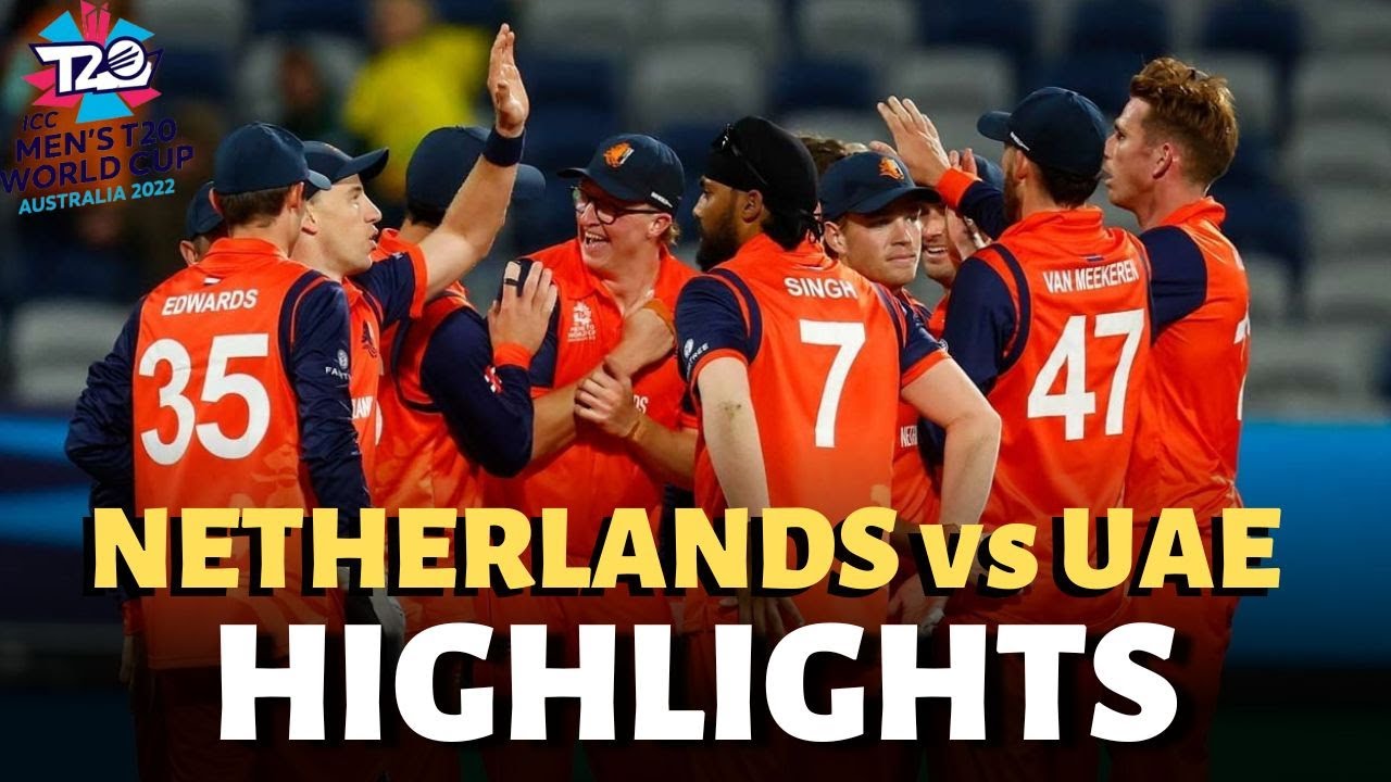 UAE vs Netherlands, ICC T20 World cup 2022 Highlights, Group A